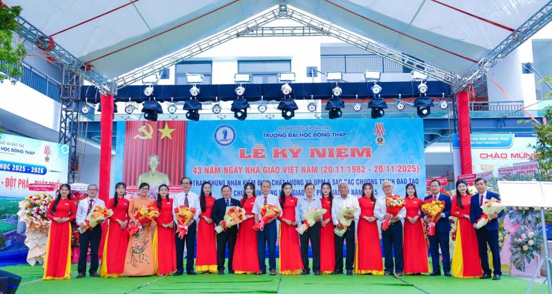 Trường Đại học Đồng Tháp kỷ niệm 43 năm Ngày Nhà giáo Việt Nam, công bố nhiều thành tựu nổi bật